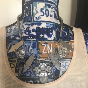 Sexy clear and silver necklace